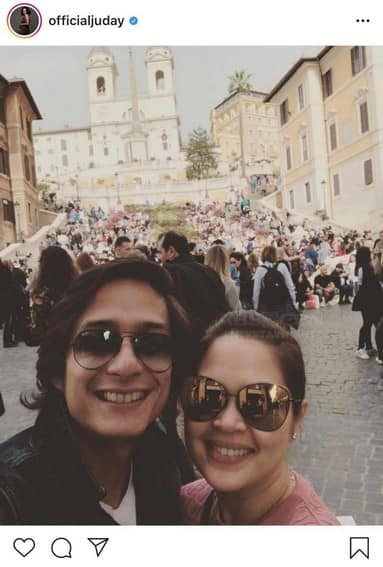 Judy Ann Santos with her loving husband