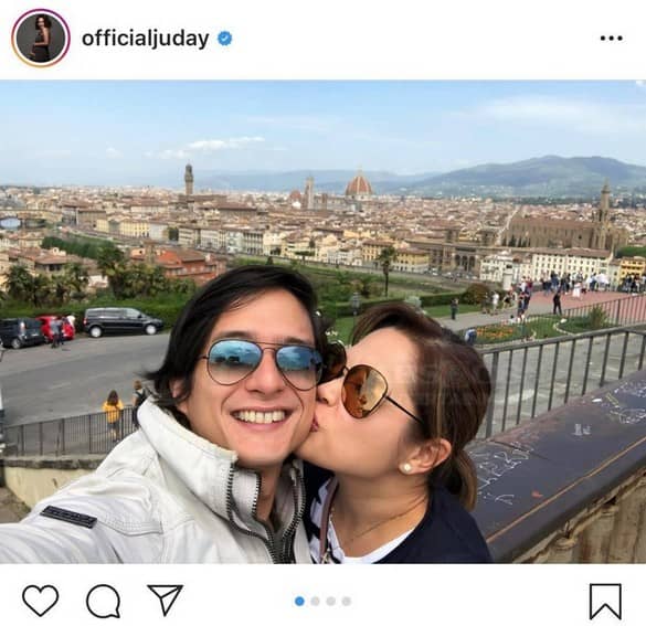 Judy Ann Santos with her loving husband