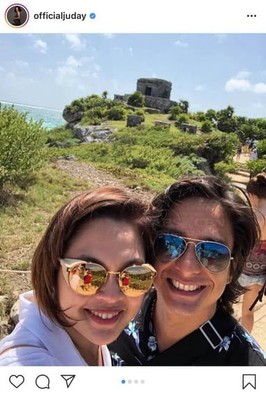 Judy Ann Santos with her loving husband
