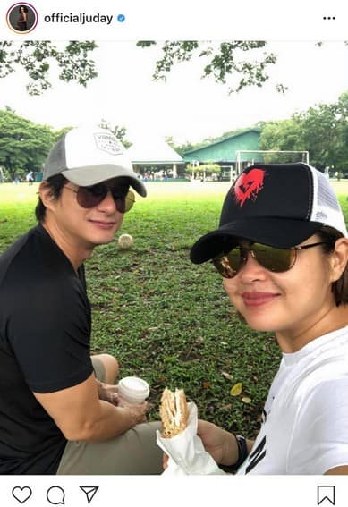 Judy Ann Santos with her loving husband