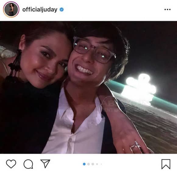 Judy Ann Santos with her loving husband