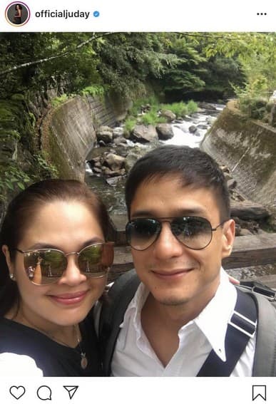Judy Ann Santos with her loving husband