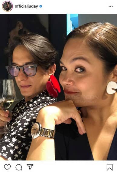 Judy Ann Santos with her loving husband