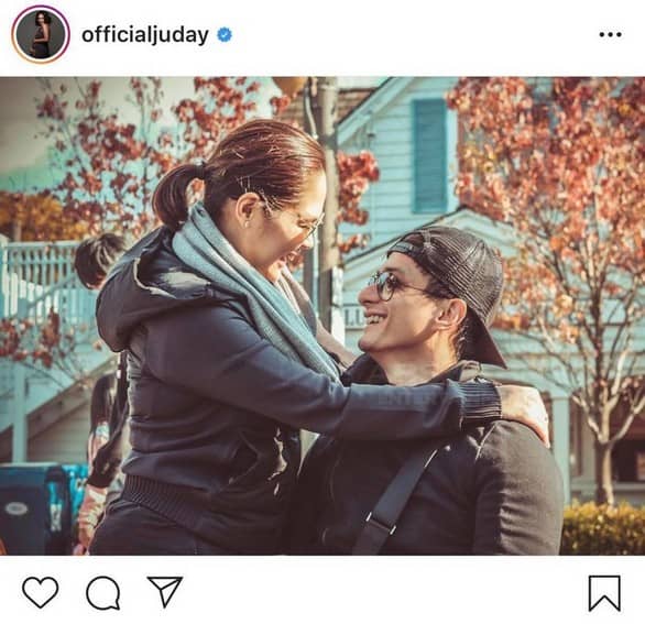 Judy Ann Santos with her loving husband
