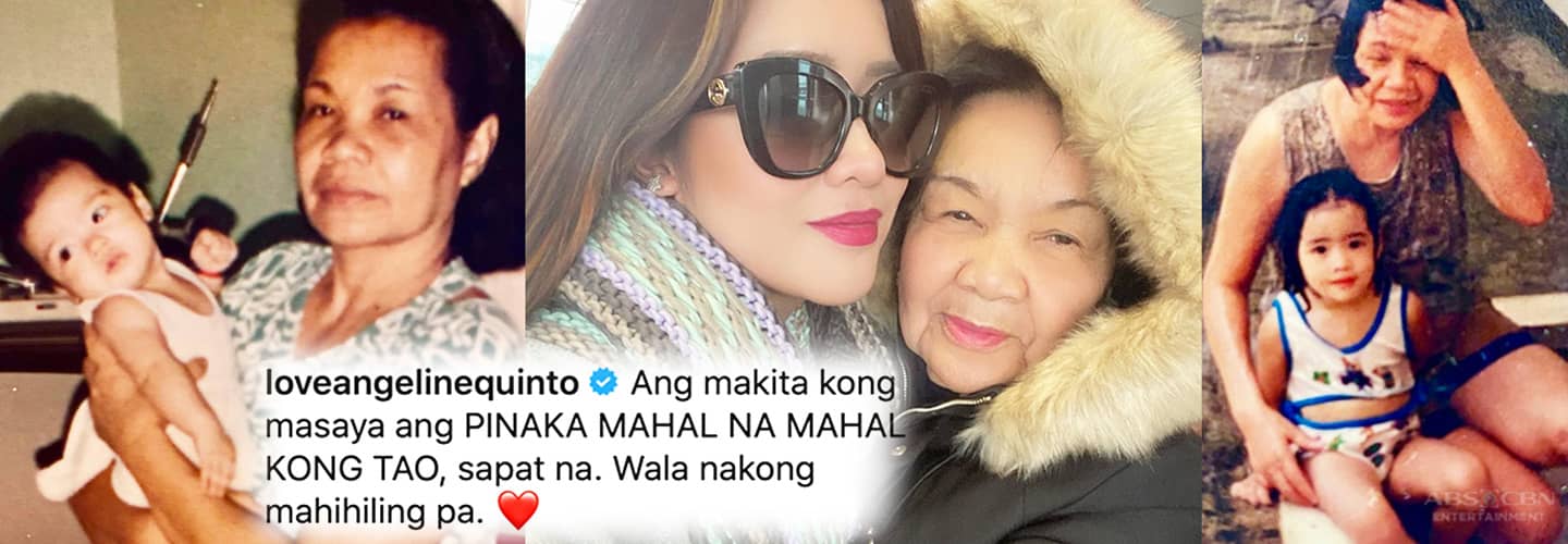 44 Photos of Angeline Quinto as a doting and selfless daughter ABS