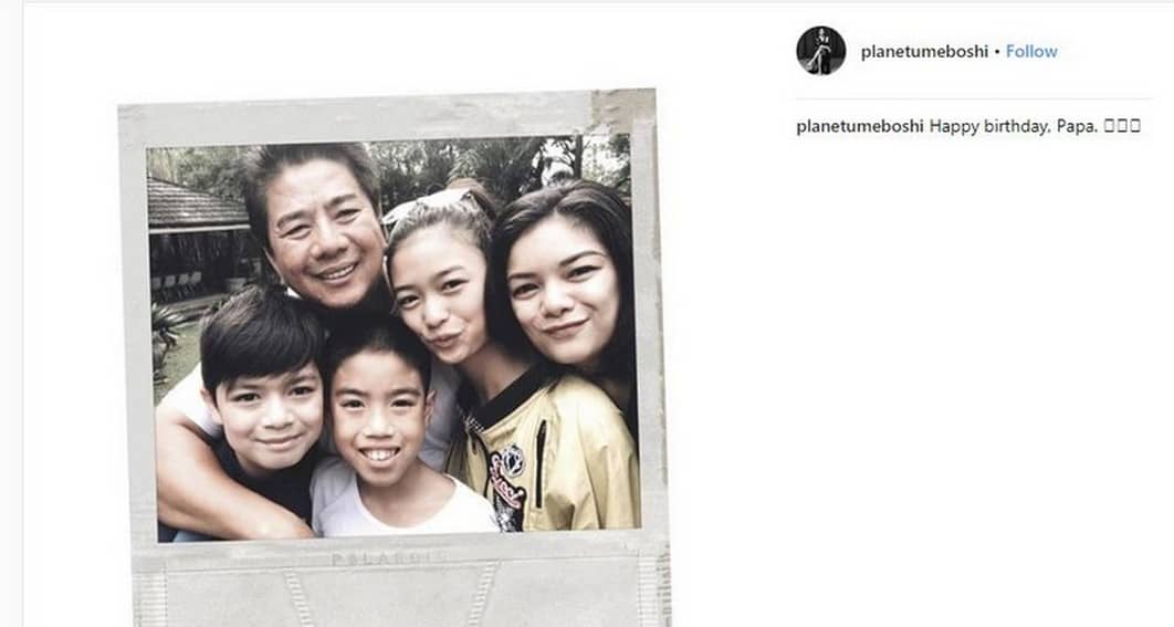 Photos of Meryll Soriano with her Daddy Willie