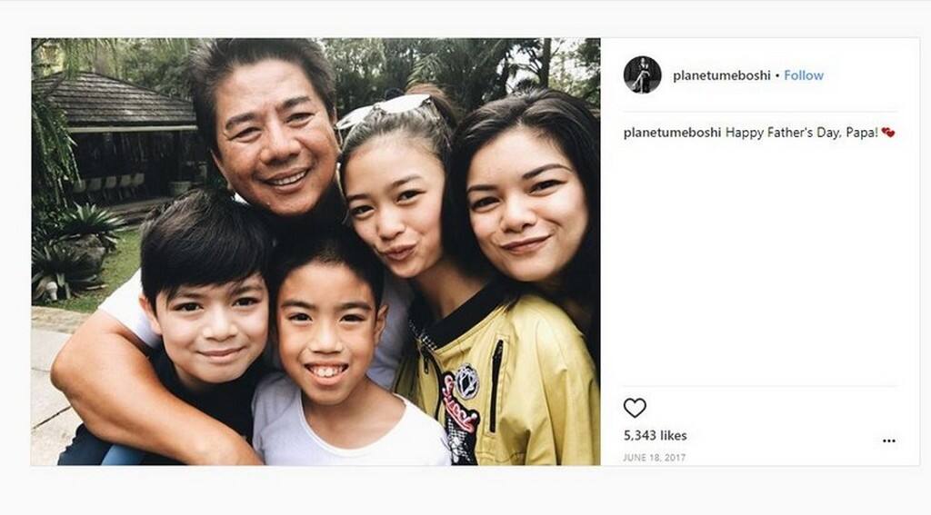 Photos of Meryll Soriano with her Daddy Willie