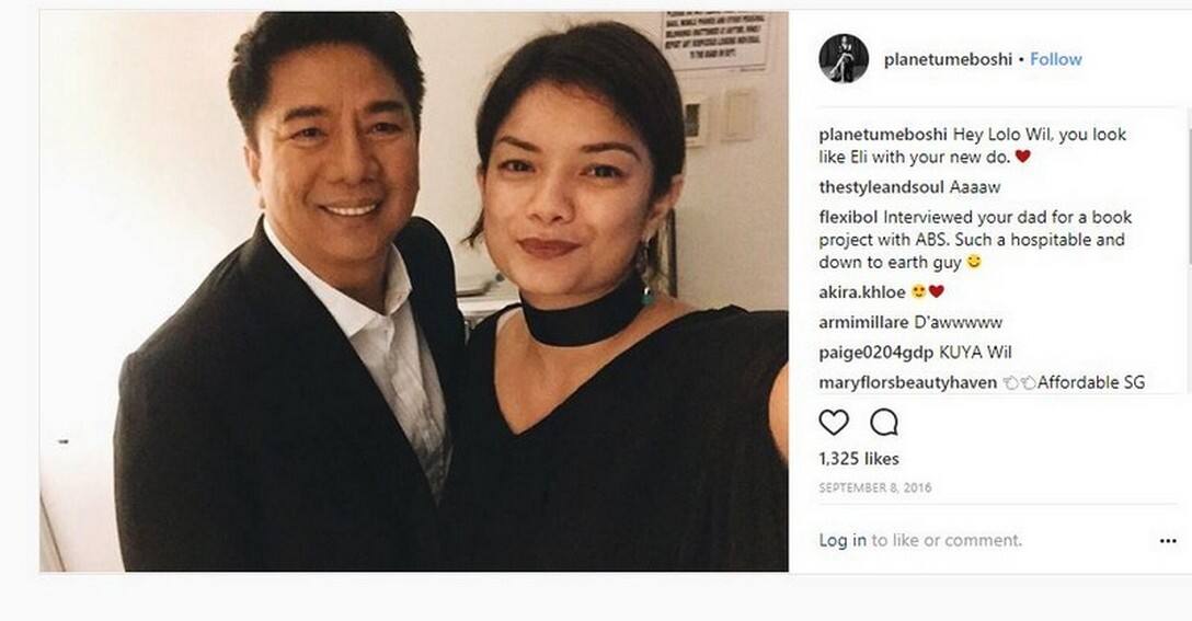 Photos of Meryll Soriano with her Daddy Willie
