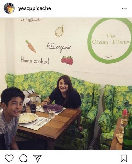 Cherry Pie Picache with her lovable unico hijo