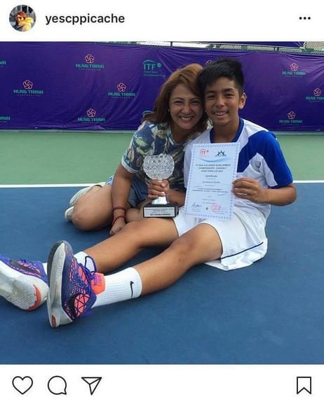 Cherry Pie Picache with her lovable unico hijo