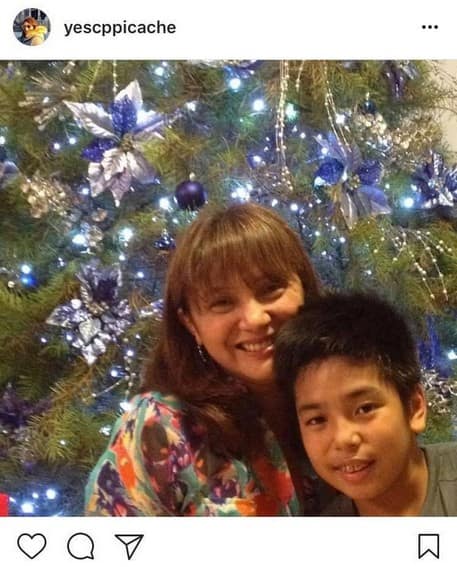 Cherry Pie Picache with her lovable unico hijo