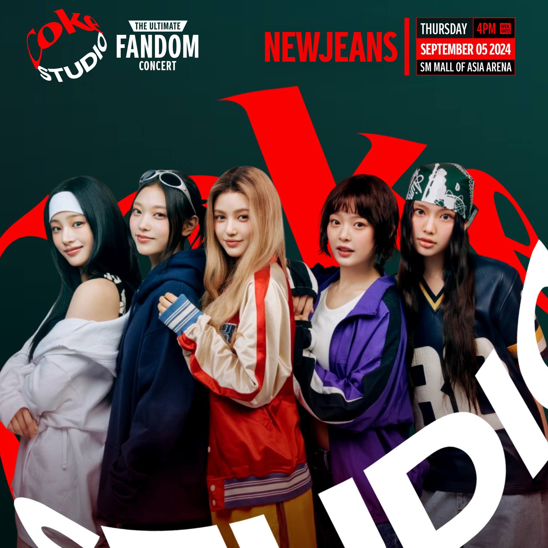NewJeans コーラ coke studio パス リストバンド ステッカー