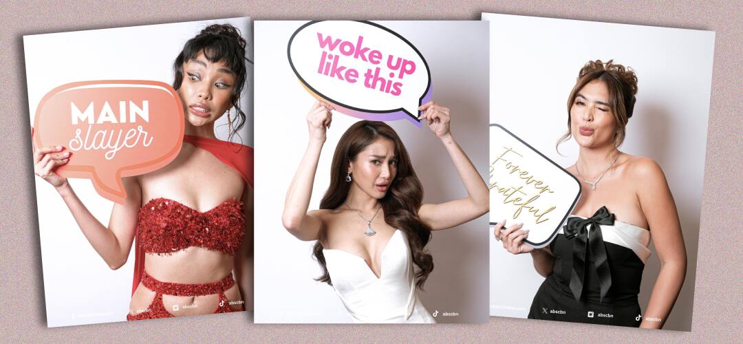 ABS-CBN Ball 2023: Kapamilya stars are making a statement at the ‘speech bubble’ photo booth!