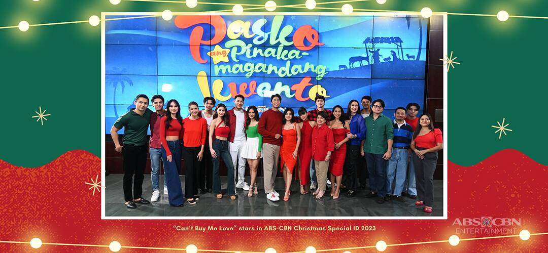 PHOTOS: DonBelle, “Can’t Buy Me Love” stars bring kilig, happy vibes in ABS-CBN Christmas Special ID 2023