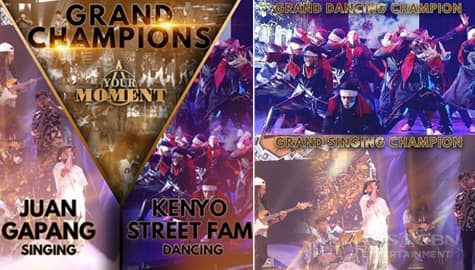 Juan Gapang, Kenyo Street Fam declared Your Moment grand champs