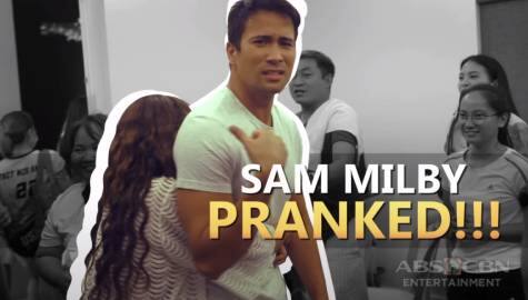 Ivana Alawi pranks Sam Milby