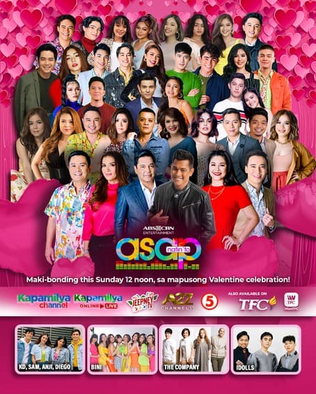 ASAP Natin To shares love on Valentines Day ABS CBN Entertainment