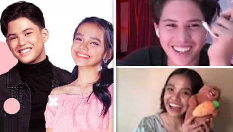 WATCH: Kyle Echarri, Zephanie Dimaranan play fun, exciting down-to-the-wire “Bring Me” game on Hotspot 