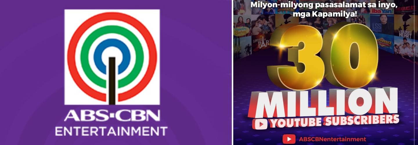 ABSCBN Entertainment YouTube channel hits 30Msubscriber mark ABS