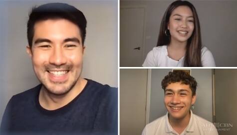 Kilig tandem AshTan catches up with Luis Manzano as first-time hosts for Kapamilya Chat Level Up