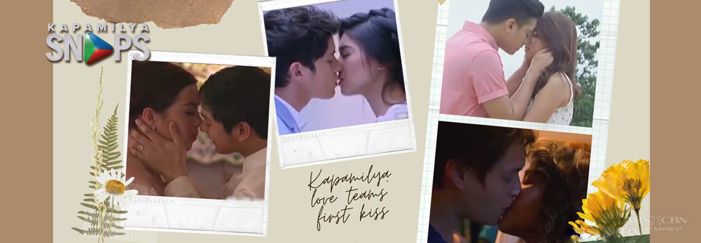 Kapamilya love teams first kiss