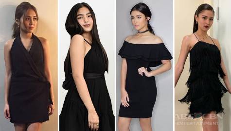 These Kapamilya actresses who are stunningly gorgeous in a little black dress