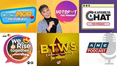 ABS-CBN, may 19 podcasts na!