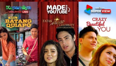 ABS-CBN’s ‘YouTubeverse’ offers new content on Kapamilya Online Live, “Made For YouTube,” and Superview