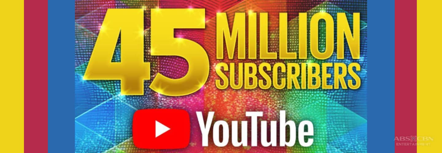 ABS-CBN Entertainment YT 45M subscribers