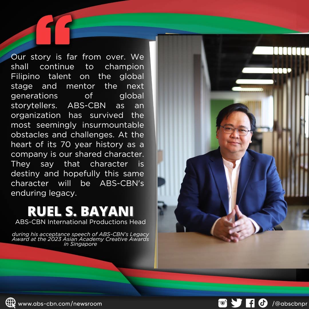 ABSCBN Asian Academy of Creative Arts Legacy Award ABSCBN Entertainment