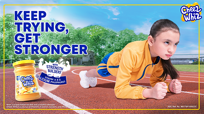 #KeepTryingGetStronger with Cheez Whiz