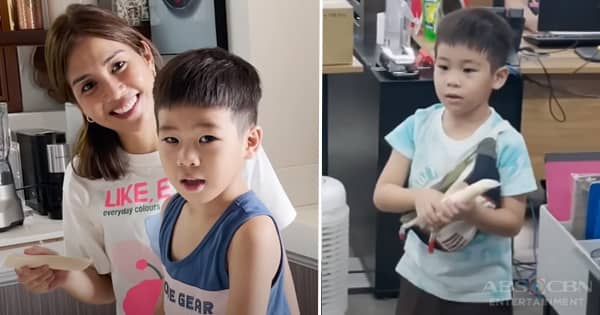 Kaye Abad’s son Joaquin sells ice candies | ABS-CBN Entertainment