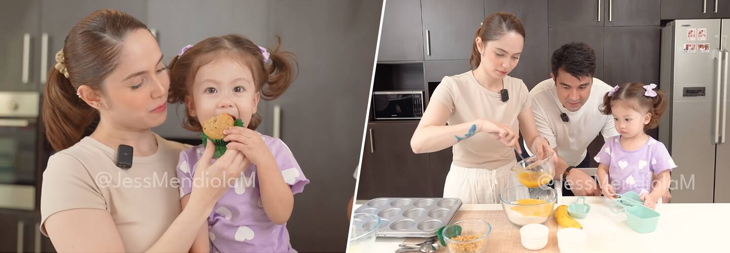 Baby Rosie and Jessy bake banana muffins | ABS-CBN Entertainment