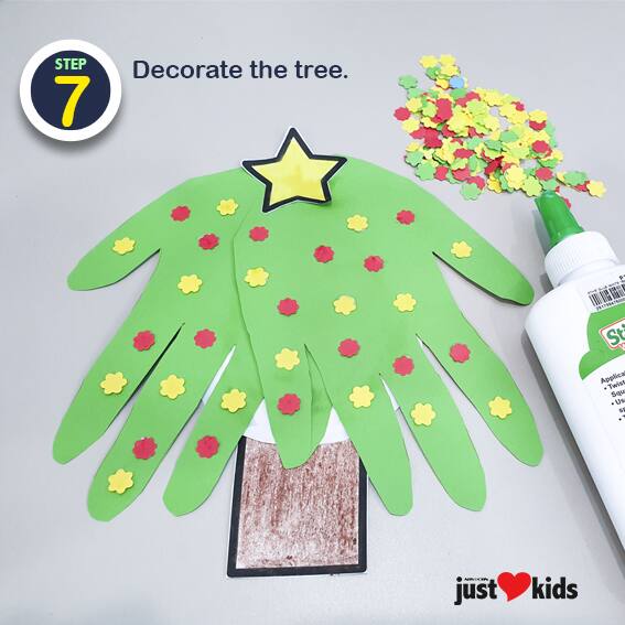 DIY Christmas Craft : Hand Print Christmas Card