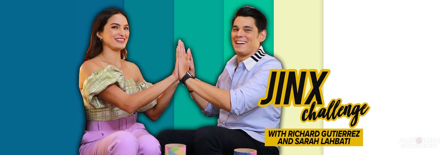 Sarah Lahbati and Richard Gutierrez take on the Jinx Challenge