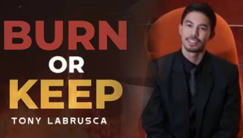 Watch Tony Labrusca take on the “Burn or Keep” Challenge 