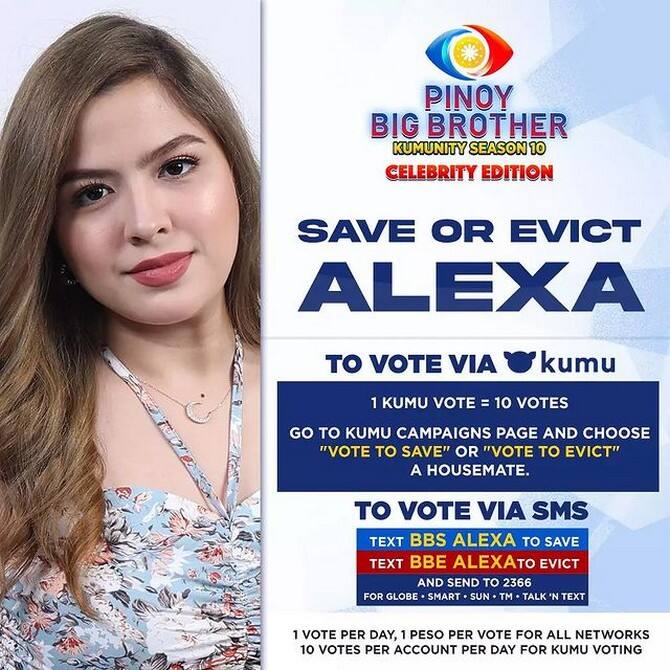 PBB Kumunity Save or evict ALEXA