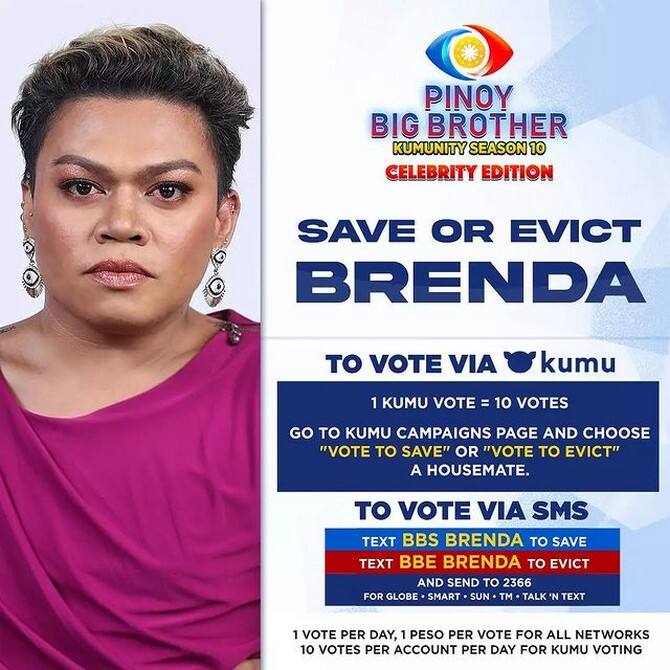 PBB Kumunity Save or evict BRENDA