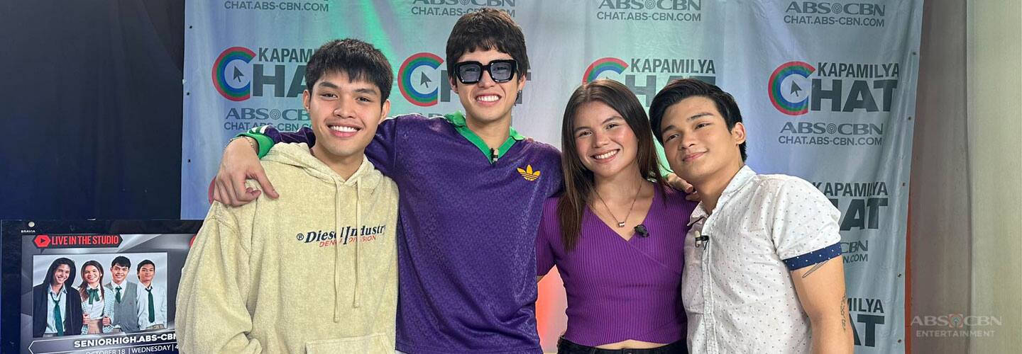 Kyle, Elijah, Gela and Tommy share BTS trivia about their trending “Senior High” scenes