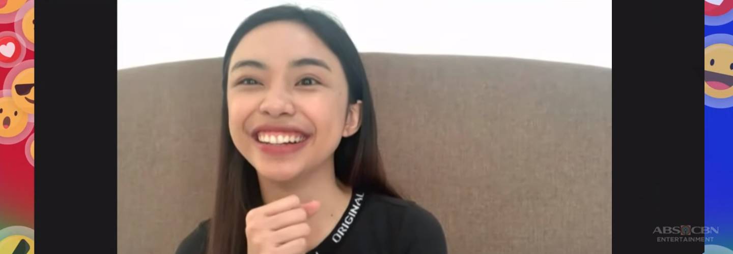 Maymay flaunts painting skills, relives fan girl moments, & plays virtual game with fans on Kapamilya Chat