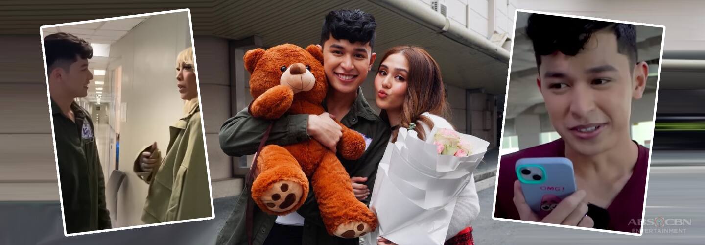 Behind-The-Scenes: Aljon talks to Jessa, Vice before his live ‘promposal’ to Jayda