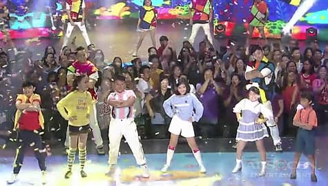 Viral dancer JB Lazaro dances with the kiddie superstars of ABS-CBN Image Thumbnail