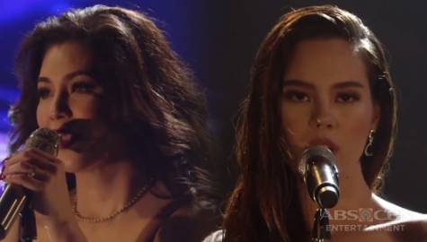 WATCH: Miss Universe 2018 Catriona Gray in a vocal showdown with the Asia's Songbird Regine Velasquez-Alcasid