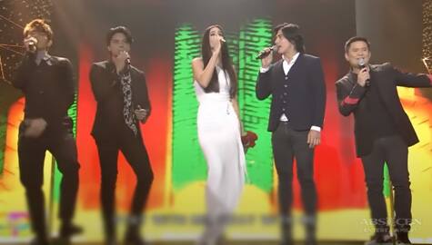 ASAP Throwback: Catriona Gray sings with the Kapamilya heartthrobs Image Thumbnail