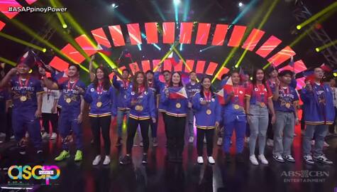 Pinoy athletes and medalists on ASAP