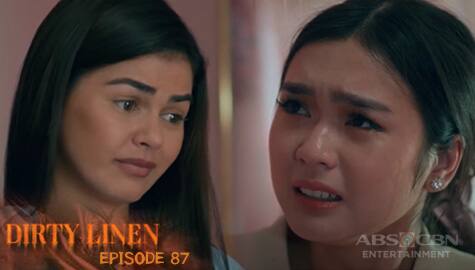 Dirty Linen: Alexa, sinubukan pagaanin ang loob ni Chiara | Episode 87 Image Thumbnail