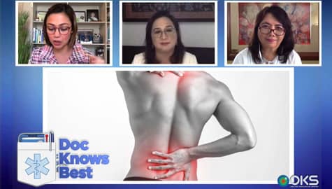 WATCH: Nakararanas ng back pain? Alamin kung kailan dapat magpakonsulta sa doktor sa Doc Knows Best! Image Thumbnail
