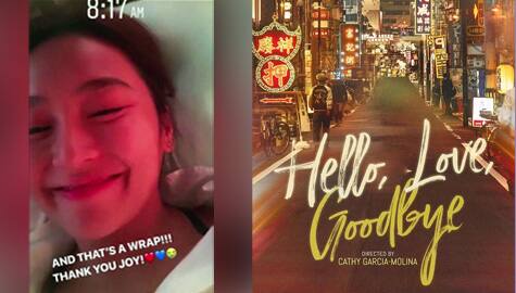 Shooting ng pelikulang ‘Hello, Love, Goodbye’, tapos na Image Thumbnail