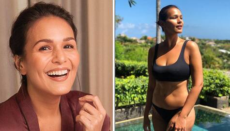 Iza Calzado, proud na ibinahagi ang kanyang no filter swimsuit photo Image Thumbnail
