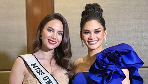 Miss Universe Queens Pia Wurtzbach at Catriona Gray, nagsama sa isang event Image Thumbnail